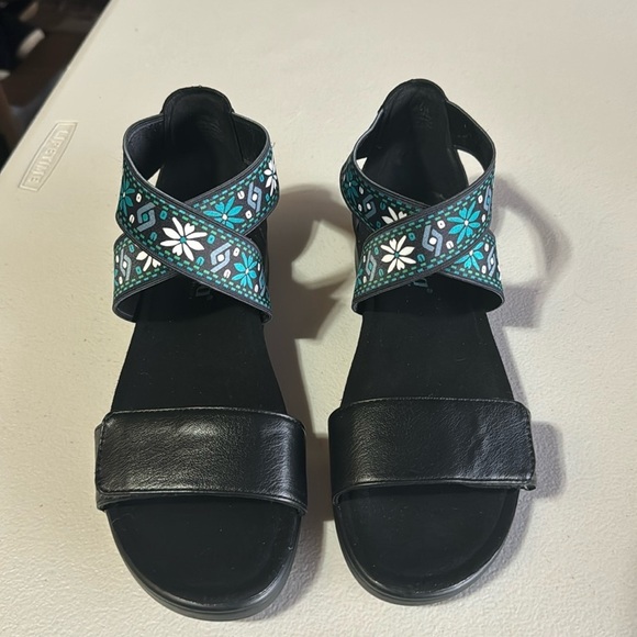 Alegria Shoes - Algeria Lucia aqua sandals. 38
